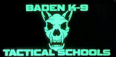 Baden K9 Tactical Schools Patch (Glow In The Dark)