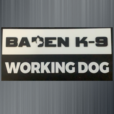 Baden K-9 Working Dog Patch